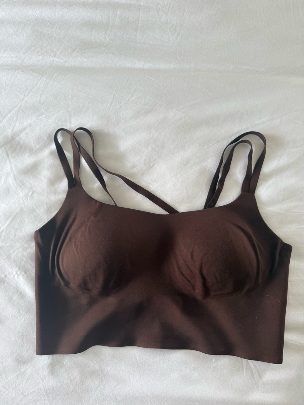 Seamless Brown Padded Bralette - Women Intimates & Sleepwear